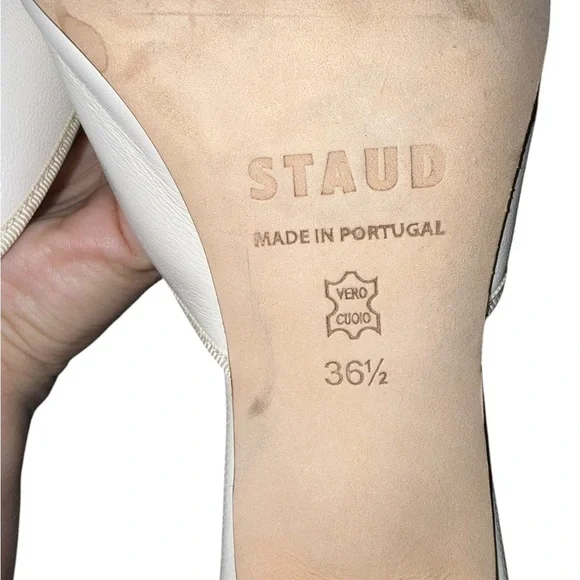 STAUD Otto 90 Mules in Smooth Leather - Picture 8 of 8